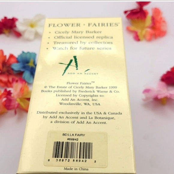 Cicely Mary Barker Flower Fairies Series VII Scilla Fairy ornament - Picture 2 of 5